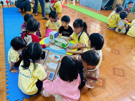 RÈN KỸ NĂNG HỢP TÁC  CHO TRẺ 5 TUỔI TRONG HOẠT ĐỘNG NHÓM